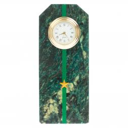 Часы-погон &amp;quot;Младший лейтенант прокуратуры РФ&amp;quot; камень змеевик