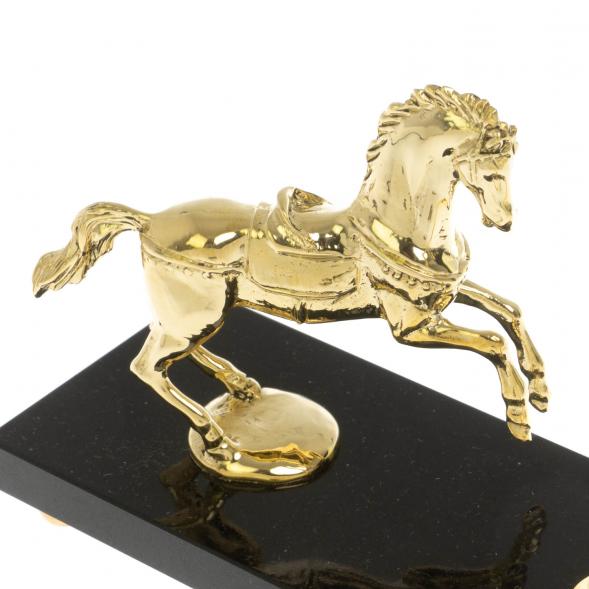 Подставка под ручку &amp;quot;Конь&amp;quot; из камня долерит 129718