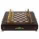 Шахматный ларец &amp;quot;Римские&amp;quot; из бронзы и креноида 130041