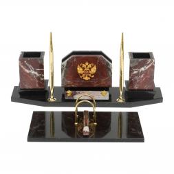 Настольный набор &amp;quot;Герб России&amp;quot; из креноида