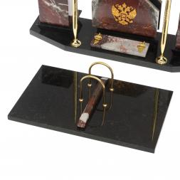 Настольный набор &amp;quot;Герб России&amp;quot; из креноида