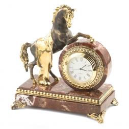 Интерьерные часы &amp;quot;Конь на дыбах&amp;quot; креноид бронза