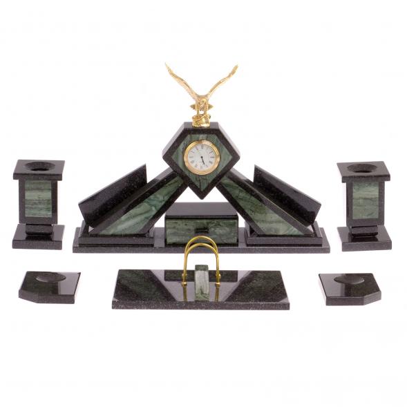 Настольный набор из офиокальцита &amp;quot;Орел&amp;quot; 125951