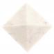 Пирамида из белого мрамора 10х10х8,3 см 126385