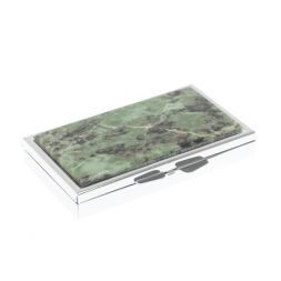 Таблетница на 7 отделений камень офит серебристая