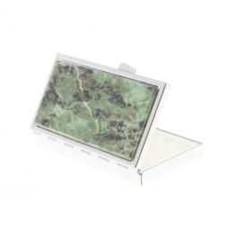 Таблетница на 7 отделений камень офит серебристая