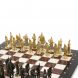 Шахматы &amp;quot;Русские&amp;quot; бронза доска 40х40 лемезит мрамор 127555