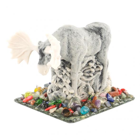 Сувенир &amp;quot;Лось&amp;quot; из мрамолита 119855