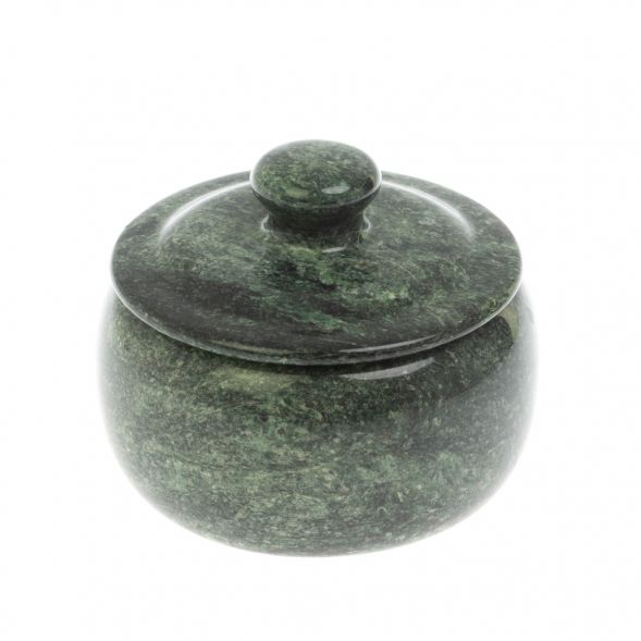 Сахарница из змеевика 10х10х8 см 128939