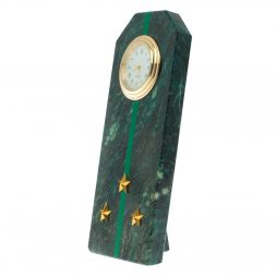 Часы-погон &amp;quot;Старший лейтенант прокуратуры РФ&amp;quot; камень змеевик