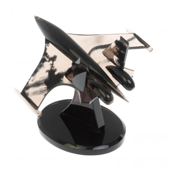 Сувенир &amp;quot;Самолет СУ - 30 у&amp;quot; из черного обсидиана 128716