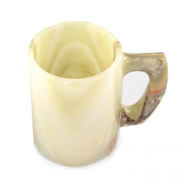 Сувенирная кружка из камня оникс &amp;quot;Для чая&amp;quot; 400 мл 11х7,5х9,5 см (4х4) 121699