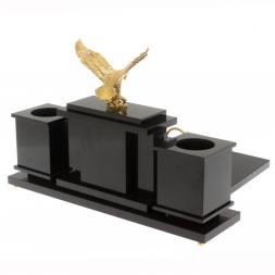 Настольный набор &amp;quot;Орел&amp;quot; из яшмы
