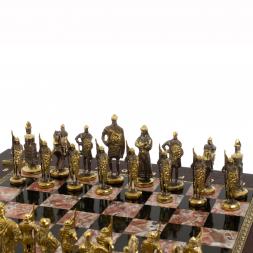 Подарочный шахматный ларец &amp;quot;Русь&amp;quot; камень креноид