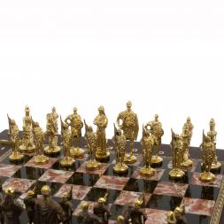 Подарочный шахматный ларец &amp;quot;Русь&amp;quot; камень креноид