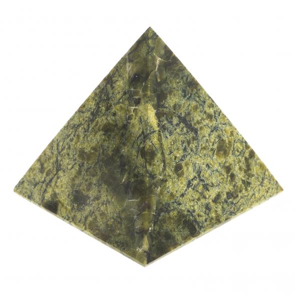 Пирамида 4х4х4 см камень змеевик 113740