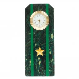 Часы-погон &amp;quot;Майор прокуратуры РФ&amp;quot; камень змеевик