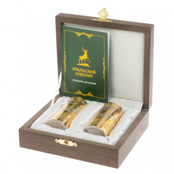 Набор из двух стопок &amp;quot;Спаниель&amp;quot; 40 мл Златоуст 129721