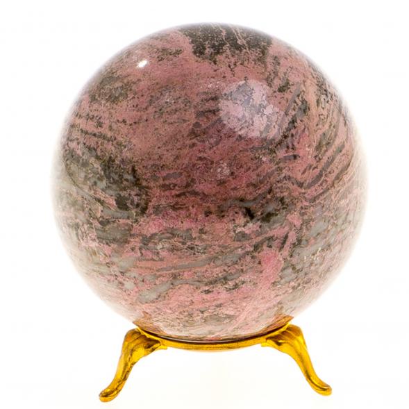 Шар из родонита 8 см 124734