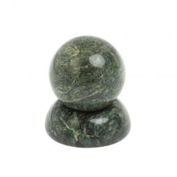 Шар 4 см из шабровского змеевика 5х5х5,5 см