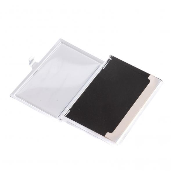 Карманная визитница из камня благородный офит цвет серебро 122432