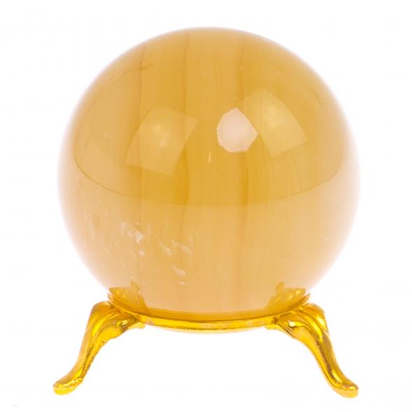 Шар из медового оникса 6 см (2,5) 125254