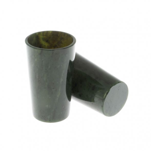 Набор стопок из нефрита 2 шт для текилы 4,5х4,5х7,5 см 128793