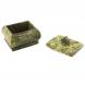 Шкатулка из змеевика 6,8х5х6,3 см 120978