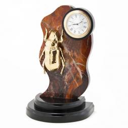 Часы &amp;quot;Жук&amp;quot; из яшмы