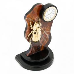 Часы &amp;quot;Жук&amp;quot; из яшмы