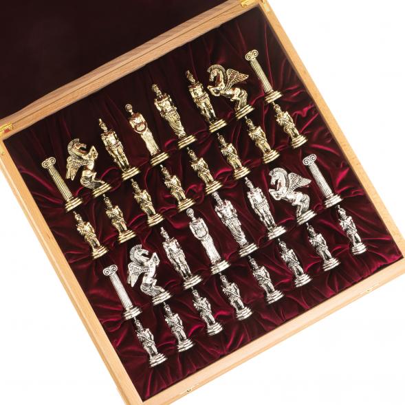 Шахматный ларец &amp;quot;Восточные&amp;quot; доска бук 43,5х43,5 см 123760