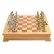Шахматный ларец &amp;quot;Восточные&amp;quot; доска бук 43,5х43,5 см 123760