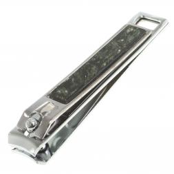 Кусачки для ногтей с камнем мусковит