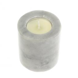 Свеча круглая из мрамора 6х6х7 см
