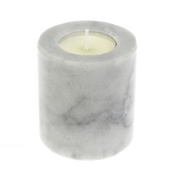 Свеча круглая из мрамора 6х6х7 см
