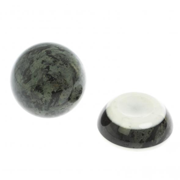 Шар на подставке из змеевика 9,5 см 128871