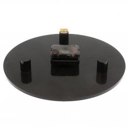 Настенные часы &amp;quot;Мозаика&amp;quot; из малахита и долерита 24х3,5х24 см