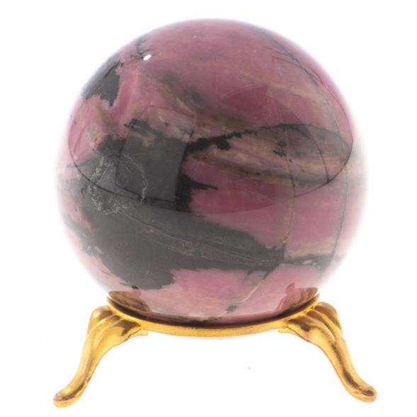 Шар из родонита 6 см 124736