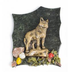 Магнит &amp;quot;Волк&amp;quot; змеевик