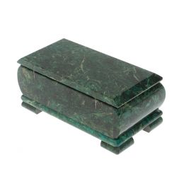 Шкатулка из змеевика 16х8х7,5 см