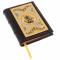 Ежедневник "Георгий Победоносец" А6 обложка из черной кожи Златоуст