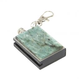 Брелок огниво &amp;quot;Вечная спичка&amp;quot; с накладкой из камня парагонит