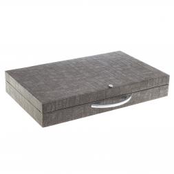 Каменные нарды "Футбол" змеевик гранит