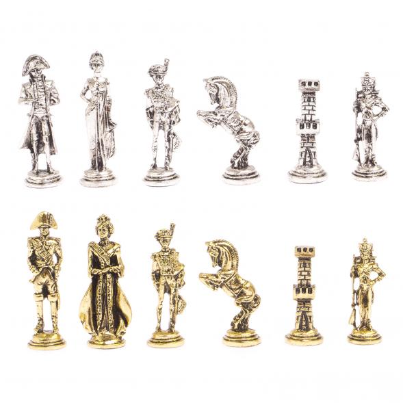 Шахматный ларец &amp;quot;Отечественная война 1812 г.&amp;quot; доска бук 39х39 см 125102