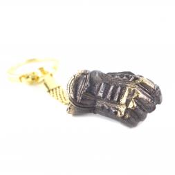 Брелок из бронзы &amp;quot;Хоккейная крага&amp;quot;