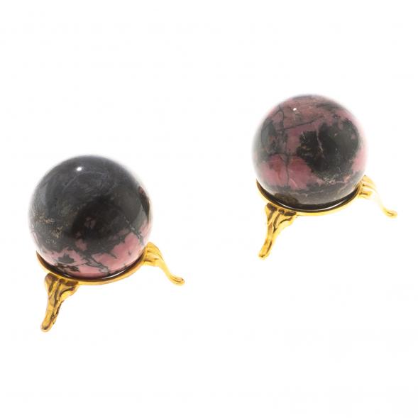 Шар из родонита 4,5 см 124739