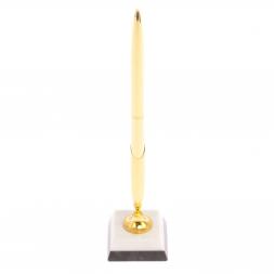 Подставка под ручку из белого мрамора 5х5х22 см