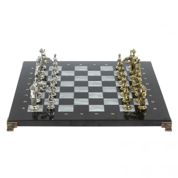 Шахматы &amp;quot;Дон Кихот&amp;quot; доска 36х36 см / серый мрамор 127954