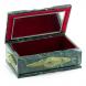 Каменная шкатулка &amp;quot;Ромб&amp;quot; змеевик 20x12x8 см 112167