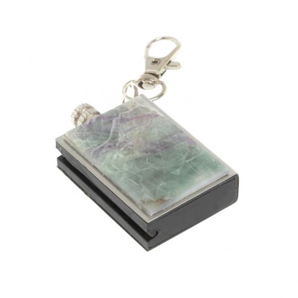 Брелок огниво &amp;quot;Вечная спичка&amp;quot; с накладкой из камня флюорит 127803